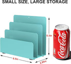 OUTIOE Mail Organizer Countertop, Small Desk File Organizer, Metal File Holder - Image 3