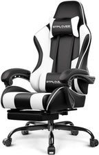 gtplayer gaming chair, computer chair with footrest and, main product view