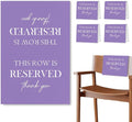ChissNook Reserved Seating Chair Signs, This Row Is Reserved Pew Cloths Seating by Unknown