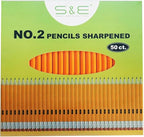 S & E TEACHER'S EDITION 50Pcs Wooden Pencils by SETEACHERSEDITION