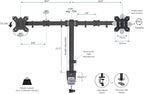 Rocelco 46" Height Adjustable Corner Standing Desk Converter - Image 6
