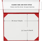 Diploma Cover 8.5” x11” Diploma Holder of Graduation Leatherette Padded - Image 3