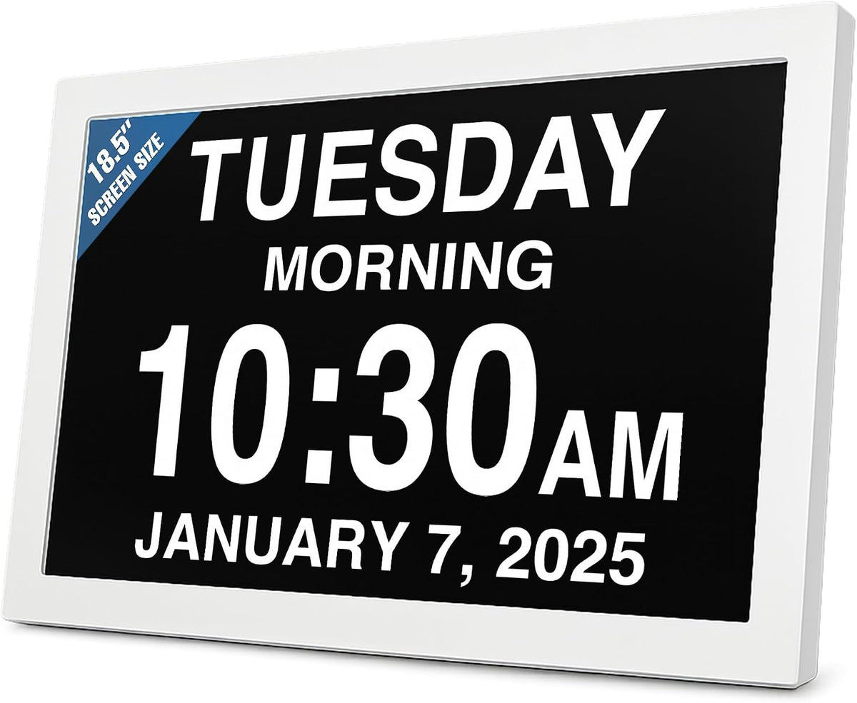 American Lifetime New 2026 Dementia Clock Large Digital Clock