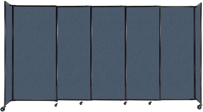 Versare Straightwall Sliding Portable Wall Partition | Freestanding Office by VERSARE