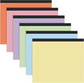 Lincia 6 Pcs 11" x 9.5" Legal Pads College Ruled Notepad Landscape Notebook by Lincia