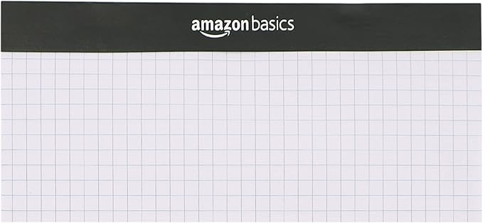 Amazon Basics Quad-Ruled Graph Paper Pad, 8.5 Inch x 11.75 Inch, 100 Sheets/Pad - Image 4
