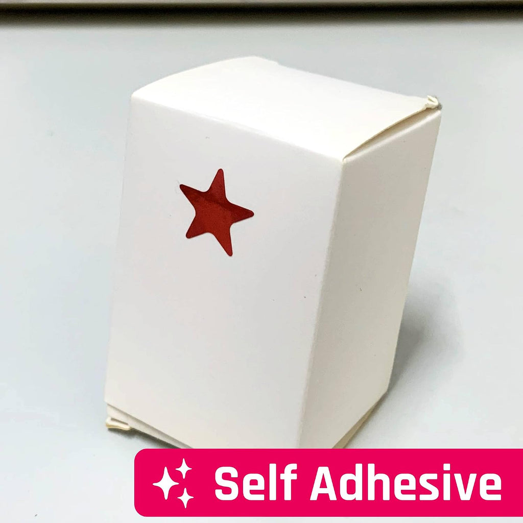 8 Colors, 4000 Pack, Foil Star Metallic Stickers, 0.6" Diameter