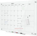 TOWON 47 x 35 Inch Large Glass Dry Erase Board, Magnetic Whiteboard Calendar by TOWON