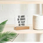 Inspirational Gifts for Women Men, Motivational Desk Decor Acrylic Sign - Image 5