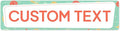 Custom Sign, Custom Street Sign, 11 Font Colors, 13 Font Styles, 4 Hole Options by MySignCenter