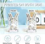 QYUVK Sorry I'm Late I Was Dilly Dallying Acrylic Makeup Brush Pencil Holder Cup - Image 3