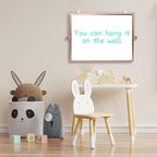 16 x 12 inches Dry Erase Whiteboard, Rose Gold Magnetic Desktop Double-Sided - Image 6