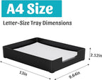 AZFUNN Letter-Size Tray Desk Letter Tray Paper Tray, Sturdy Heavy-Duty Plastic - Image 2