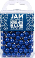 JAM PAPER Colorful Push Pins by JAMPaper