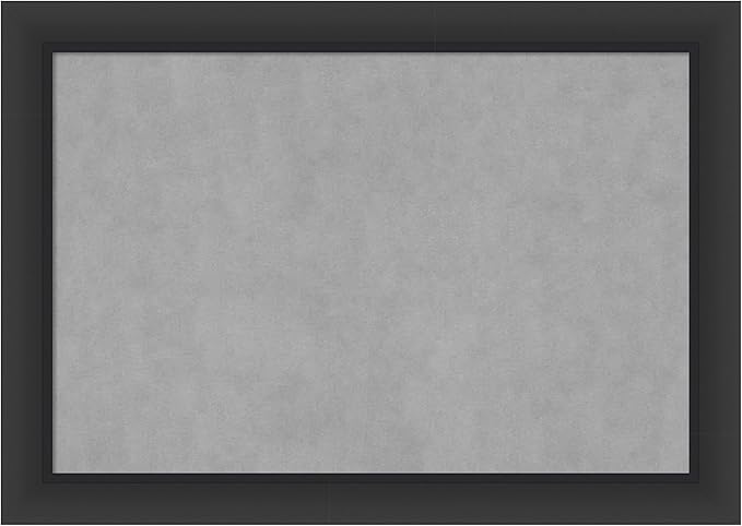 Amanti Art Black Framed Magnetic Board 29x41 Large Vision Board by AmantiArt