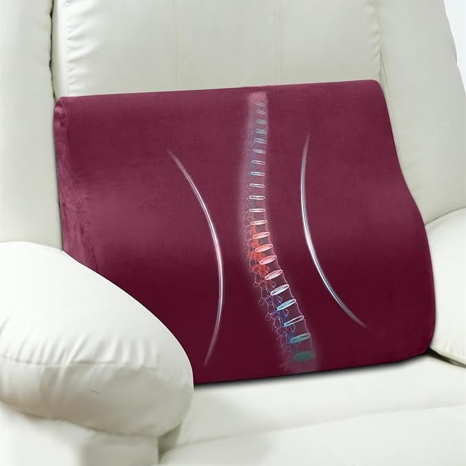 AHUAWA Back Support Pillow for Recliner Chair, Memory Foam Couch Back Cushions by AHUAWA