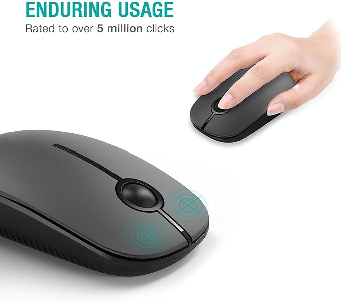 VssoPlor Wireless Mouse, 2.4G Slim Portable Computer Mice - Image 4