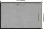 Amanti Art Black Framed Magnetic Board 21x33 Large Vision Board - Image 4