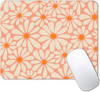 IMAYONDIA Cute Pink Mouse Pad, Daisy Flowers Mouse Pad, Aesthetic Modern Art by IMAYONDIA
