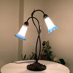 Bieye LS04 Lily Flower Blown Glass Lampshade - Image 4