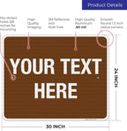 Custom Sign, Personalized Metal Signs, Customize - Image 3