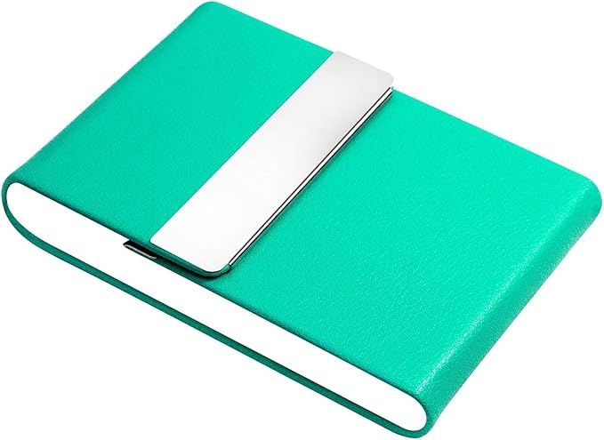 Padike Professional Business Card Holder PU Leather Business Card Case Name - Image 4