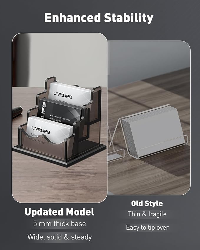 Uniclife Acrylic Business Card Holder - Image 4