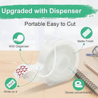 BeataTap Tape, Invisible Tape for Gift Wrapping, 6 Rolls+6 Refillable Dispensers - Image 6