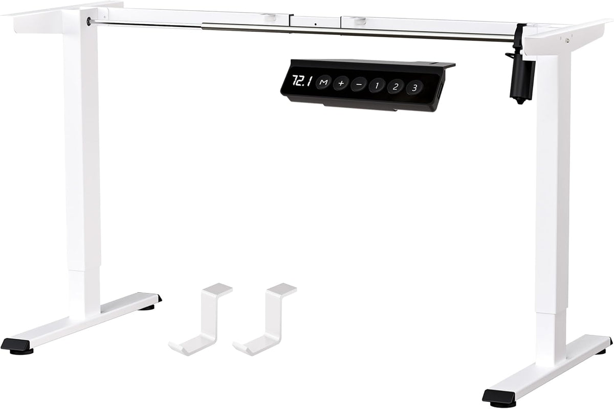 BIZUM Electric Standing Desk Frame, Height Adjustable Sit Stand Desk Base