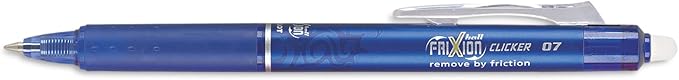 Pilot, FriXion Clicker Erasable Gel Pens, Fine Point 0.7 mm by PilotCorporationofAmerica