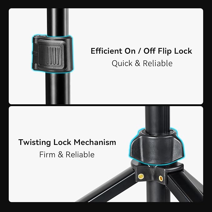 SMALLRIG RA-S200 Light Stand for Photography, 78.7" / 6.6ft / 200cm, Aluminum - Image 6