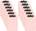 Zoenley A4 Plastic Clipboard Set of 12, 8.5 x 11 Clip Board by Unknown