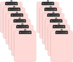 Zoenley A4 Plastic Clipboard Set of 12, 8.5 x 11 Clip Board by Unknown