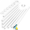 Yecaye Cord Hider, 113in Large Cord Covers by Yecaye