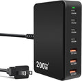 USB C Charger Block 200W 7 Port GaN Fast Charging Block Station, iPhone 17/16/15 by Unknown