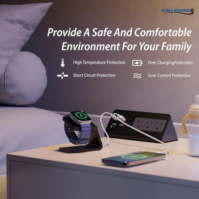 Kable Kontrol Desk Clamp Power Strip - Image 5