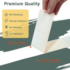 EFOK 10 Pack Masking Tape 2 Inch Wide Bulk, 2026 Upgrade White Painters Tape - Image 6