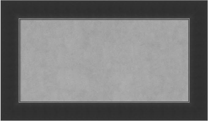 Amanti Art Black Framed Magnetic Board 17x29 Small Vision Board by AmantiArt
