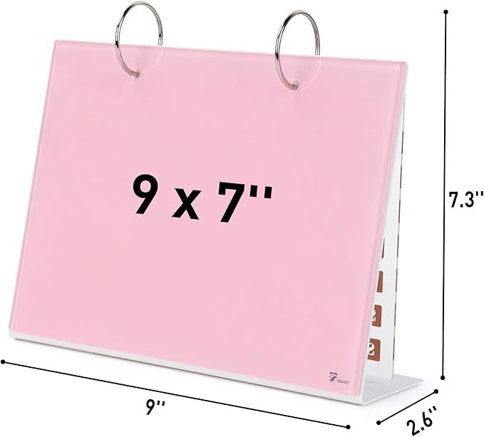 Desktop Glass Dry Erase & Acrylic Aesthetic Desk Calendar Weekly to-do List - Image 7