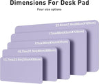Aothia Faux Leather Desk Mat – Large Mouse Pad, Non-Slip PU Leather Blotter - Image 4