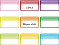 54pcs Magnetic Dry Erase Labels，Magnets Sticker，11 Colors Reusable Erasable by Unknown
