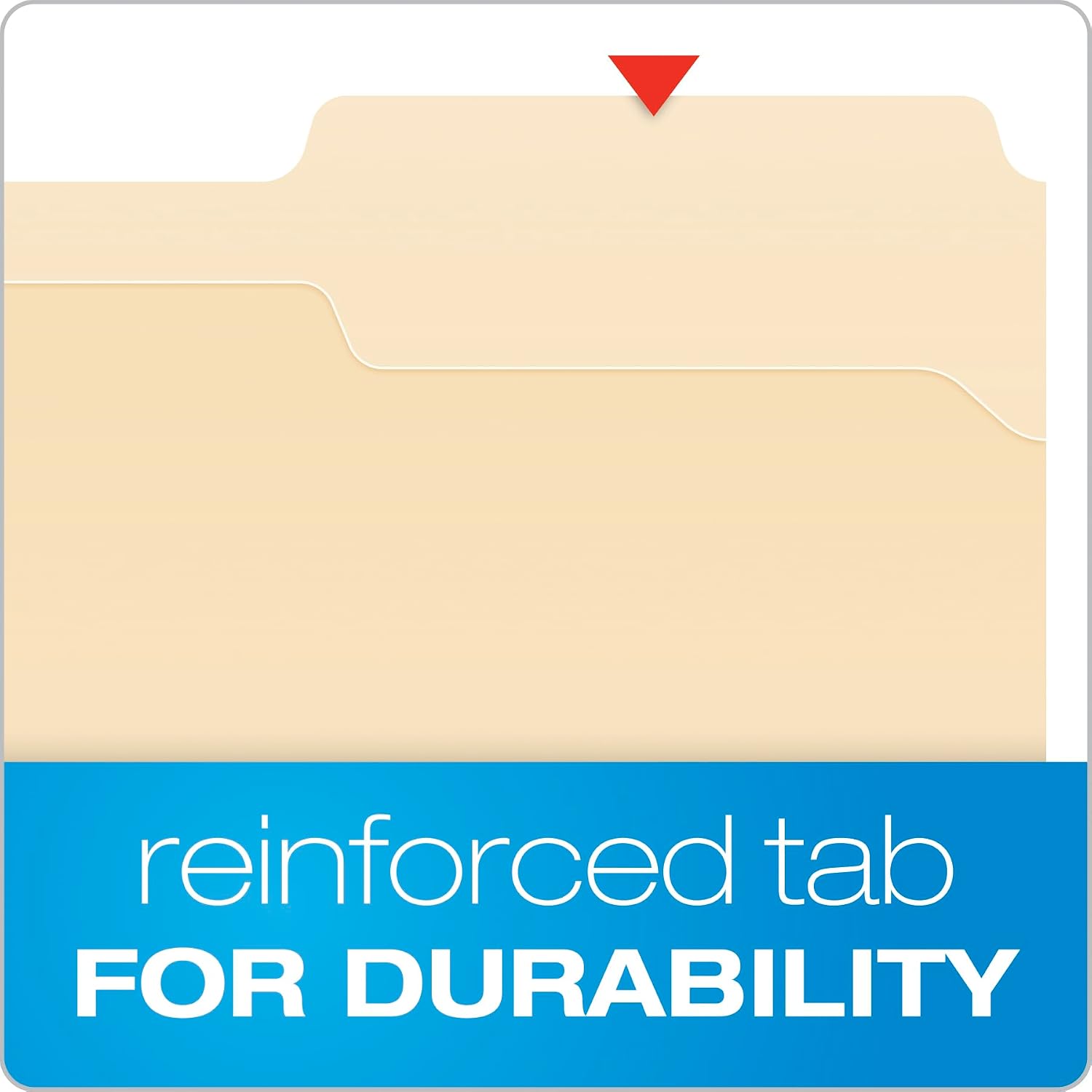 Pendaflex Fastener File Folders,2 Fasteners,Pockets with Prongs,File Organizers for School,Home and Office,Letter Size,Manila,1/3 Cut Tabs,in Left,Right,Center Positions,50 Per Box (FM213),(Pack of 5)