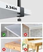 weilisi 10.2" desk ring light with stand, 360° on a desk or shelf