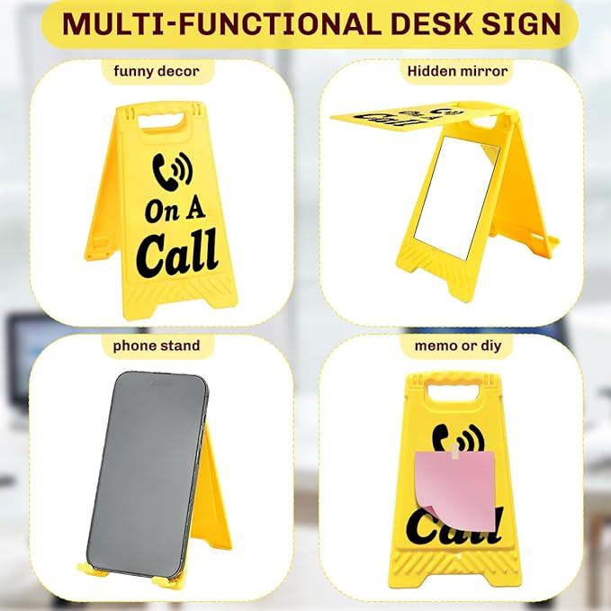 Funny Office Desk Accessories, Workplace Status Indicator Office Cubicle Decor - Image 3
