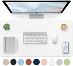 Leather Desk Pad, Large Mouse Pad, Non-Slip Desk Mat, Leather Desk Blotter by Bloss