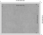 Amanti Art Silver Framed Magnetic Board 17x21 Small Vision Board - Image 2