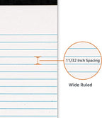 Amazon Basics Wide Ruled Lined Writing Note Pads, 8.5 inch x 11.75 inch - Image 3