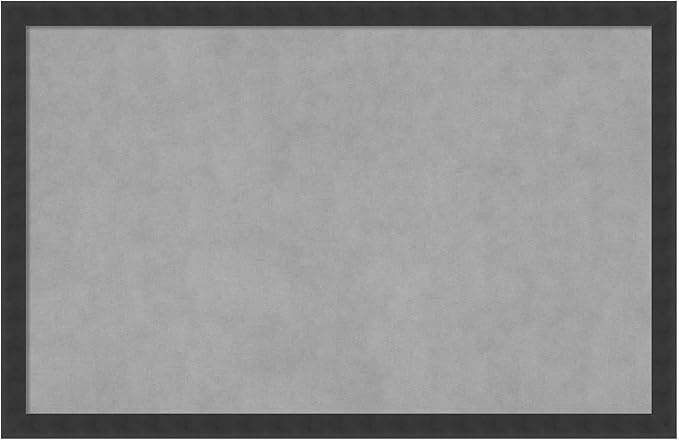 Amanti Art Black Framed Magnetic Board 22x34 Large Vision Board by AmantiArt