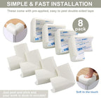 8 Pack Soft Corner Protector Baby Proofing Edge and Corner Guards, Safety - Image 4