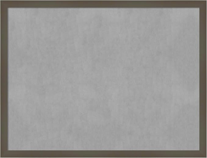 Amanti Art Grey Framed Magnetic Board 19x25 Medium Vision Board by AmantiArt